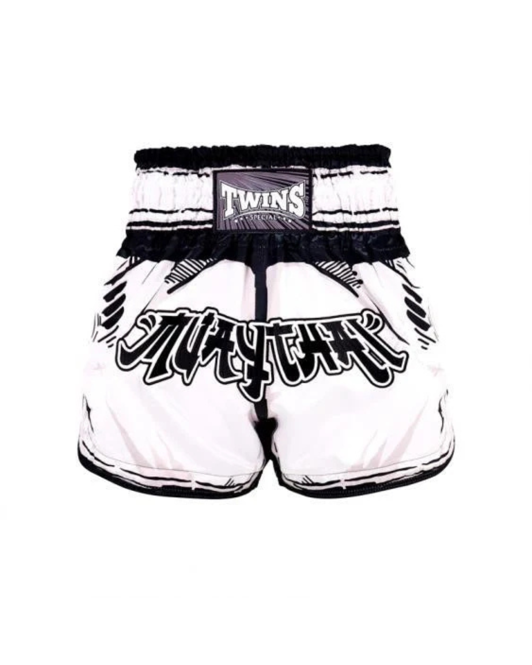 Twins Special TBS Comic Muay Thai Boxing Shorts – White | Premiu