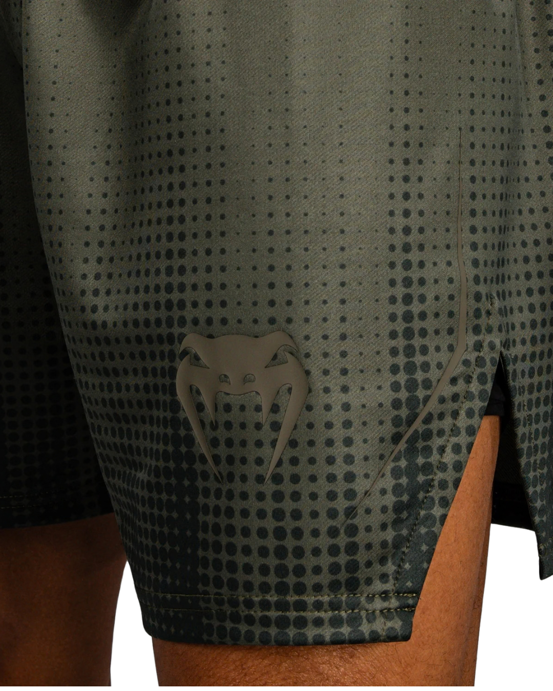 Venum Stealth Fightshorts – Khaki/Dark Green | Lightweight Performance – MMA & Grappling Fit