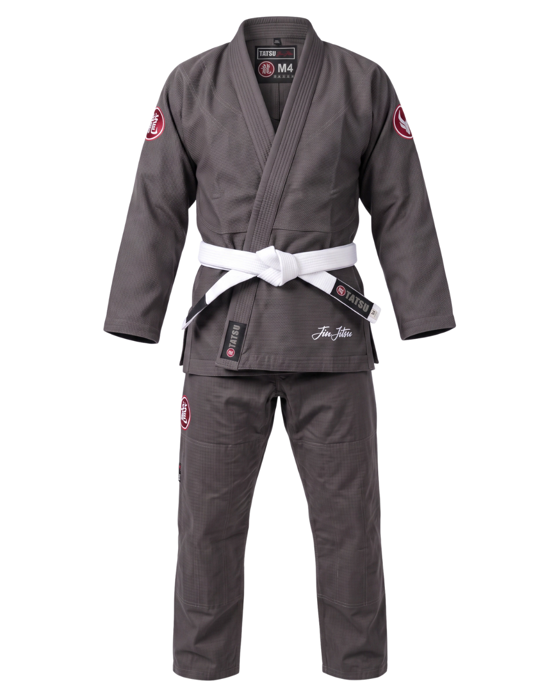 TATSU RONIN BJJ Gi Grey – Premium Pearl Weave | Adults & Kids