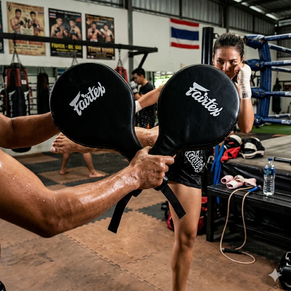 Fairtex BXP1 Boxing Paddles – Black – Standard | Lightweight Precision Striking Paddles
