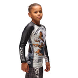 KIDS THINKER MONKEY RASH GUARD