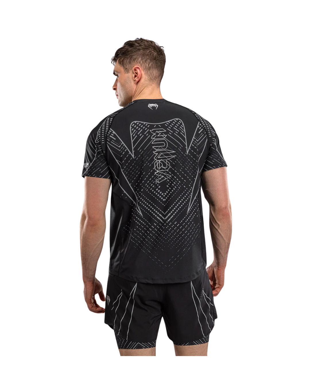 Venum Midnight Fury Dry-Tech T-Shirt – Black/Grey/Silver