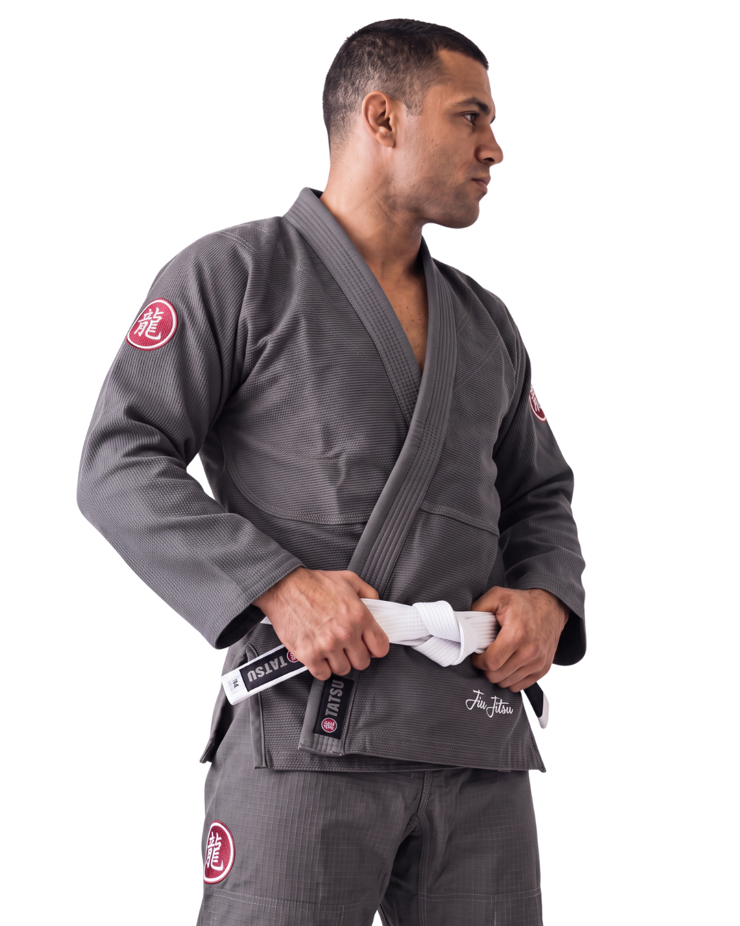 TATSU RONIN BJJ Gi Grey – Premium Pearl Weave | Adults & Kids