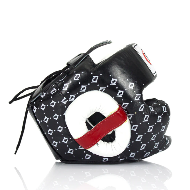 Fairtex HG10 Super Sparring Headguard – Black/White  Premium