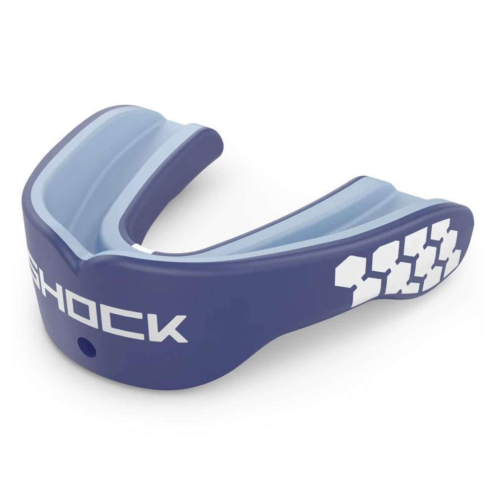 Shock Doctor Gel Max Power Mouthguard – Navy/Columbia Blue