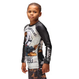 KIDS THINKER MONKEY RASH GUARD