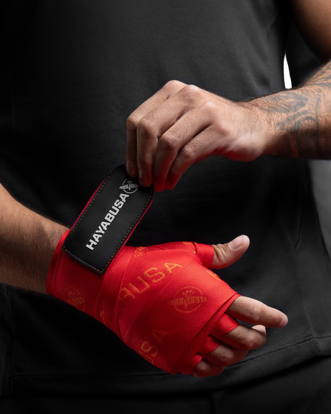 HAYABUSA DELUXE HANDWRAPS RED STANDARD