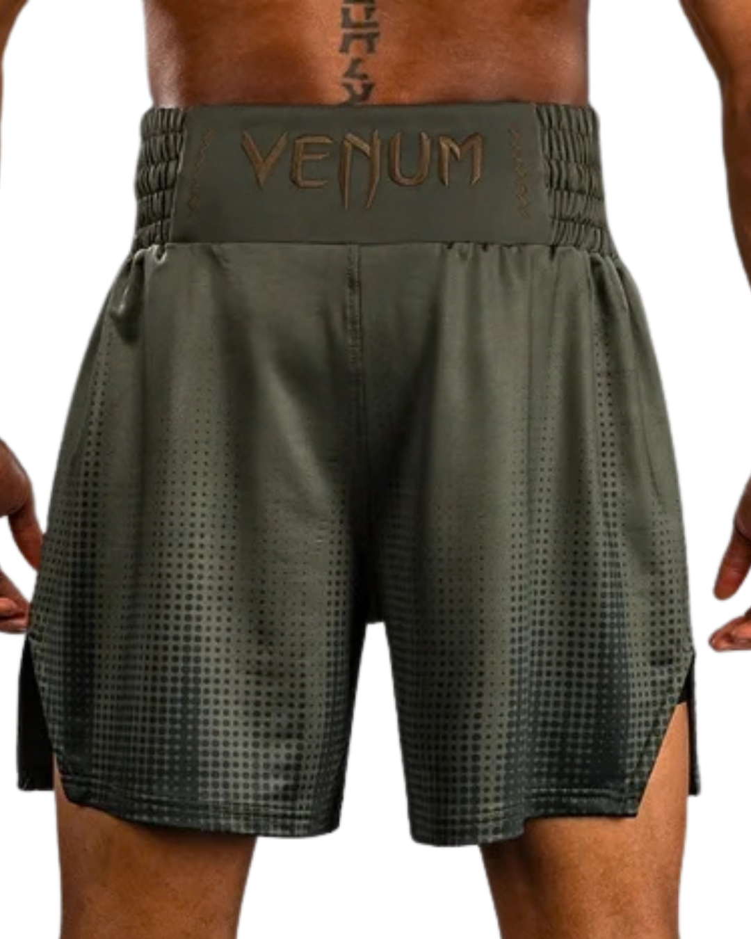 Venum Stealth Fightshorts – Khaki/Dark Green | Lightweight Performance – MMA & Grappling Fit