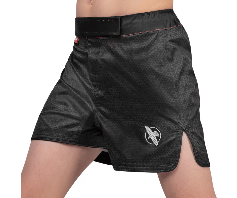 Hayabusa Hexagon Youth MMA Fight Shorts – Black