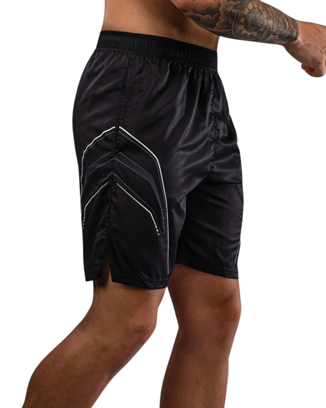 Venum Streamline Training Shorts – Black/White | Lightweight Mobility – MMA & Kickboxing Performance