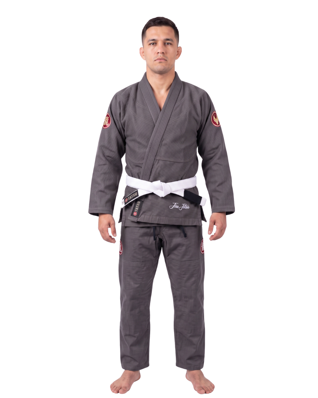 TATSU RONIN BJJ Gi Grey – Premium Pearl Weave | Adults & Kids