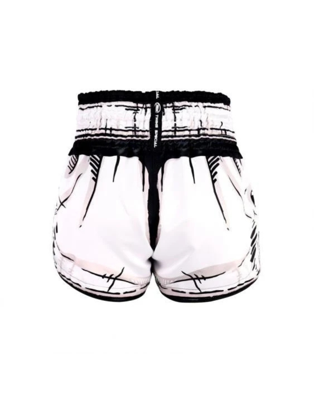 Twins Special TBS Comic Muay Thai Boxing Shorts – White | Premiu