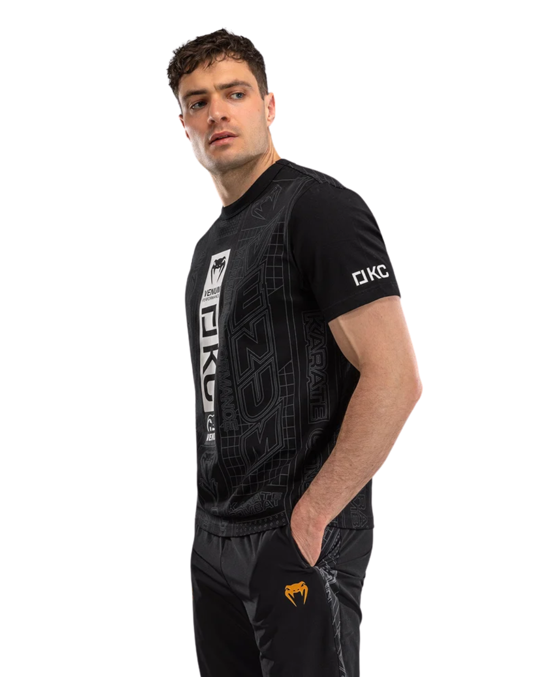 Venum Karate Combat T-Shirt – Black/Grey