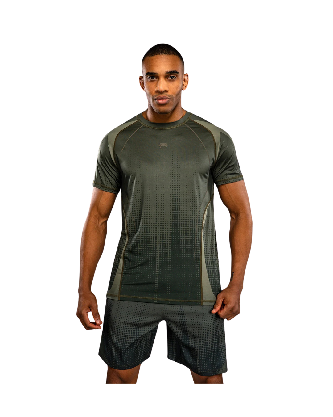 Venum Stealth Dry-Tech T-Shirt – Khaki/Dark Green