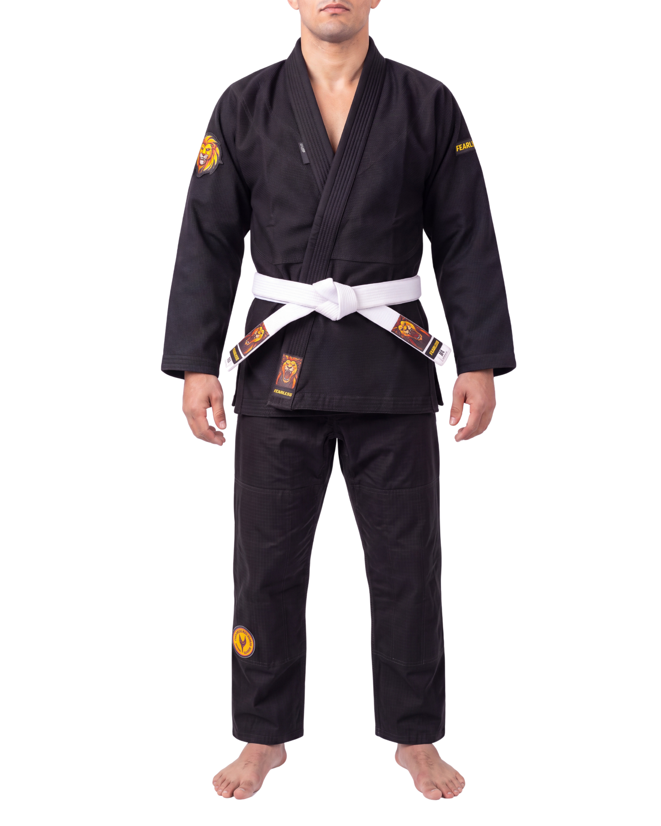TATSU FEARLESS BJJ Gi – Black | Premium Pearl Weave - Adults