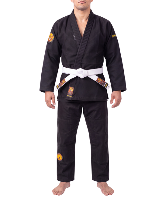 TATSU FEARLESS BJJ Gi – Black | Premium Pearl Weave - Adults