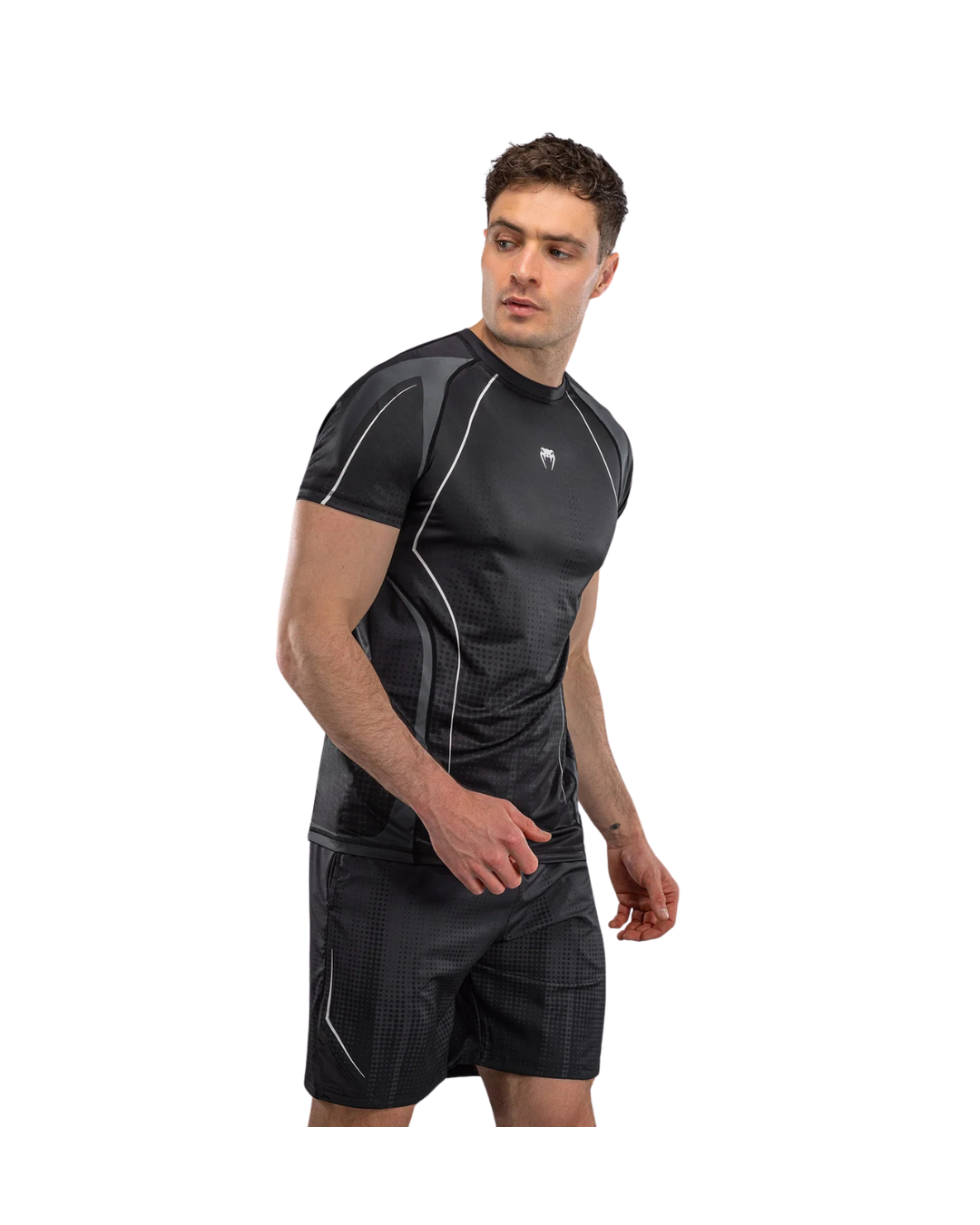 Venum Stealth Dry-Tech T-Shirt – Black/White