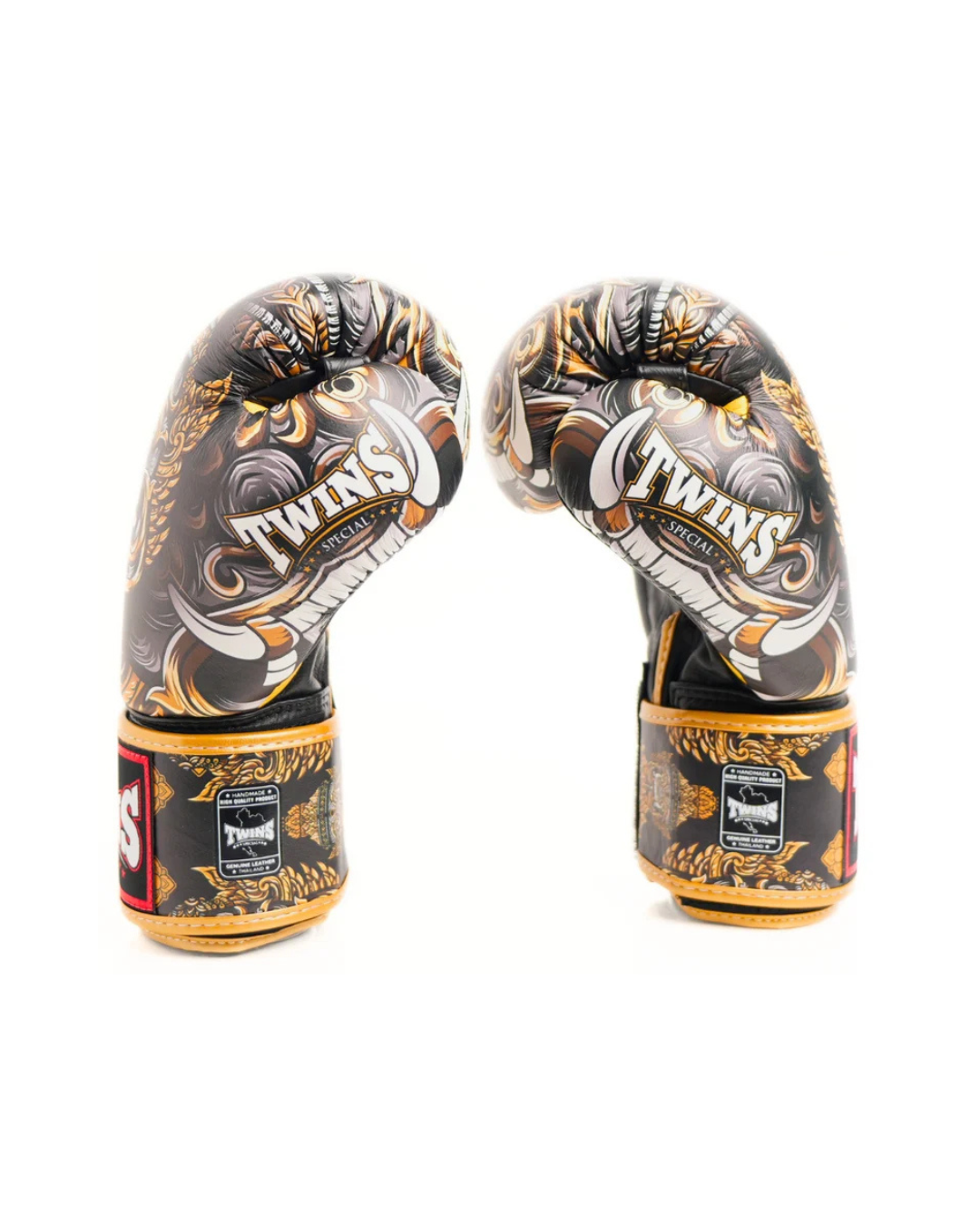 Twins Special FBGVL4-63 Boxing Gloves – Yakthai Gold/Black