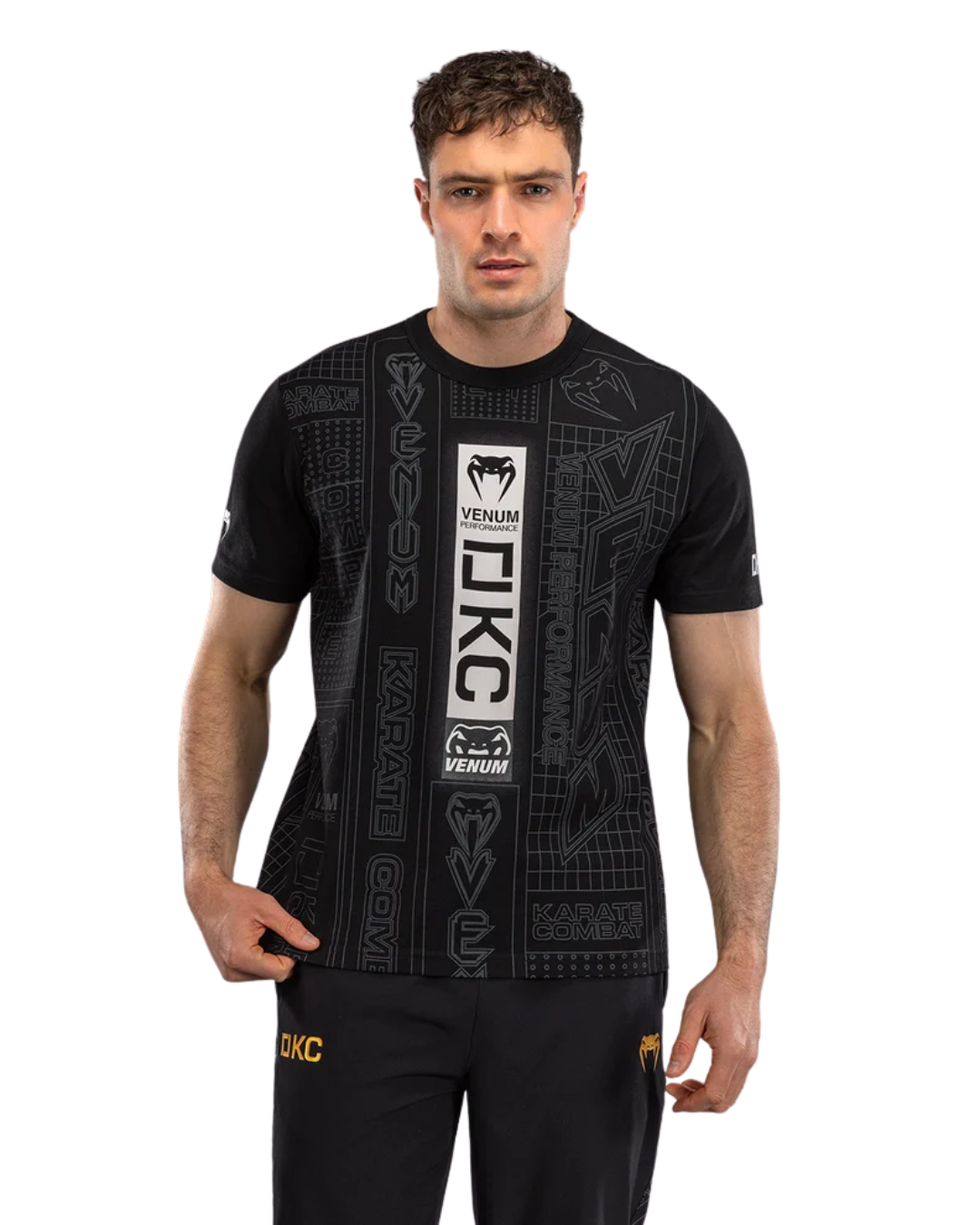 Venum Karate Combat T-Shirt – Black/Grey