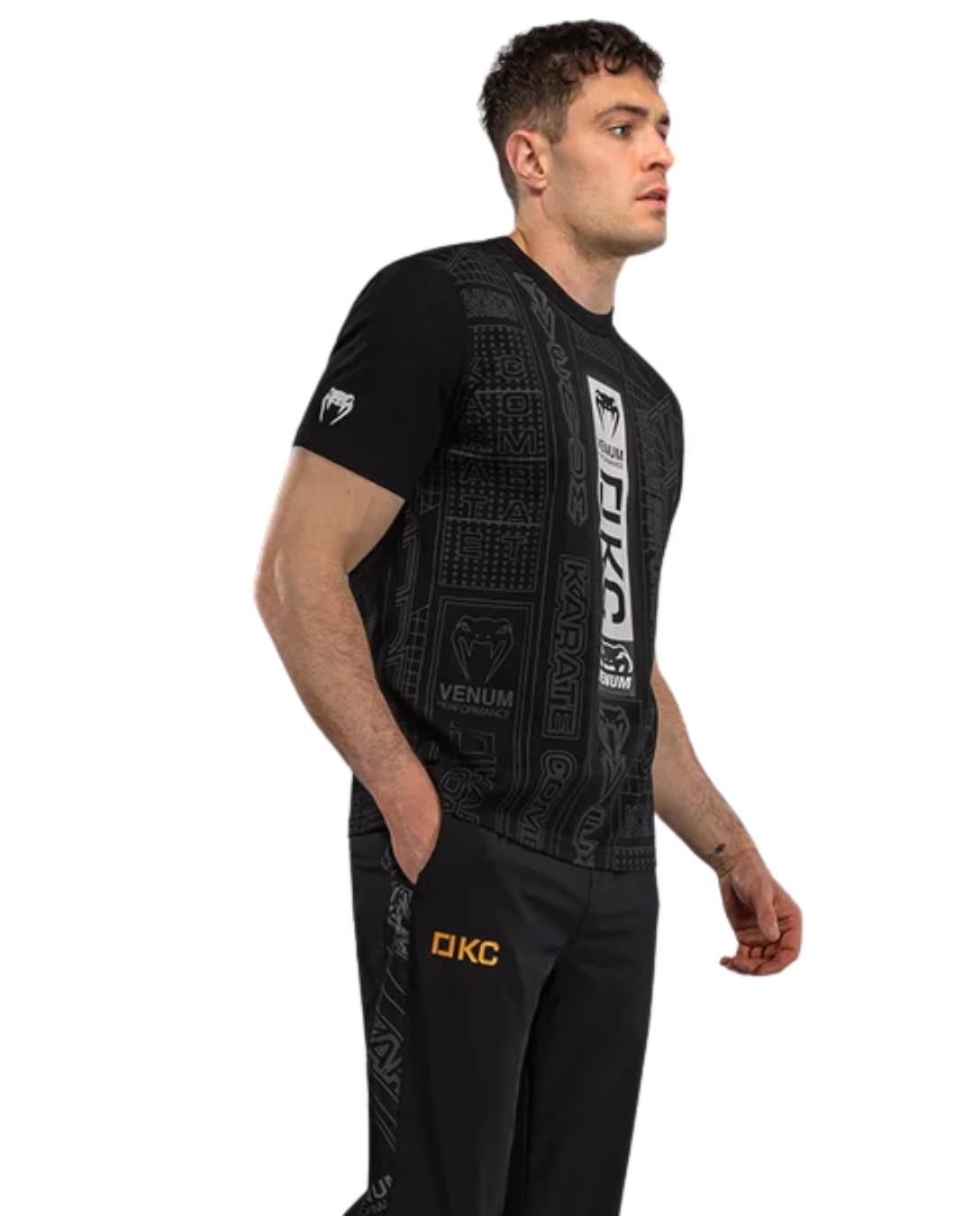 Venum Karate Combat T-Shirt – Black/Grey