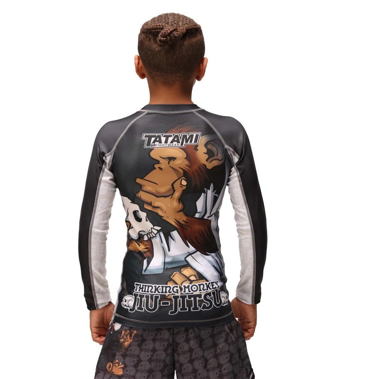 KIDS THINKER MONKEY RASH GUARD