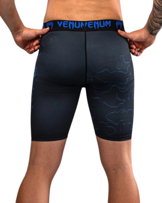 Venum Thunder Dragon Vale Tudo Shorts – Black/Royal Blue