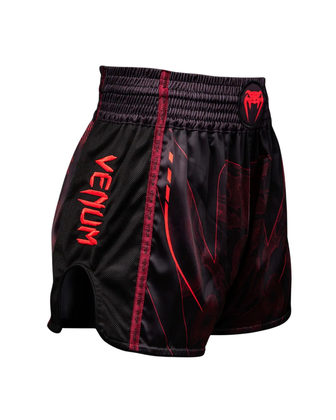 Venum Spectre Muay Thai Shorts – Black/Red