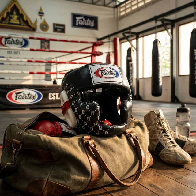 Fairtex HG10 Super Sparring Headguard – Black/White  Premium