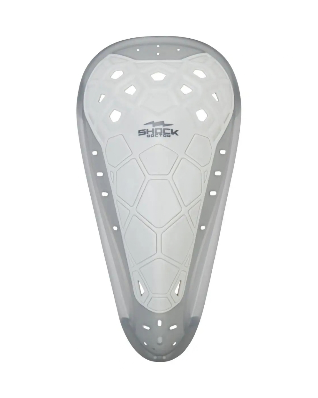 Shock Doctor Core Supporter with Bio‑Flex 2.0 Cup – White | Secure Fit & Impact Protection – Adult Large