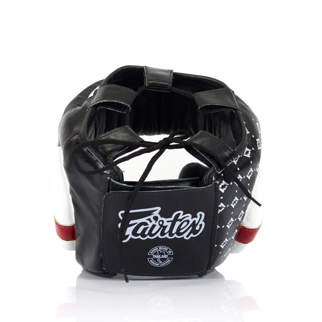 Fairtex HG10 Super Sparring Headguard – Black/White  Premium