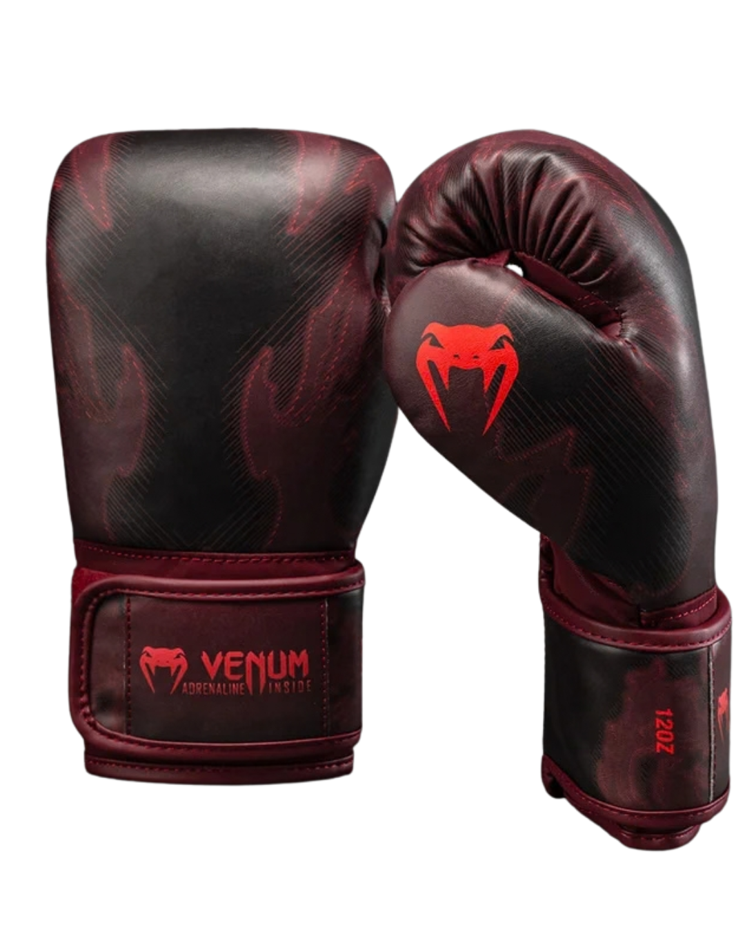 Venum Spectre Boxing Gloves – Black/Red | Premium PU Skintex Leather – Triple‑Density Foam