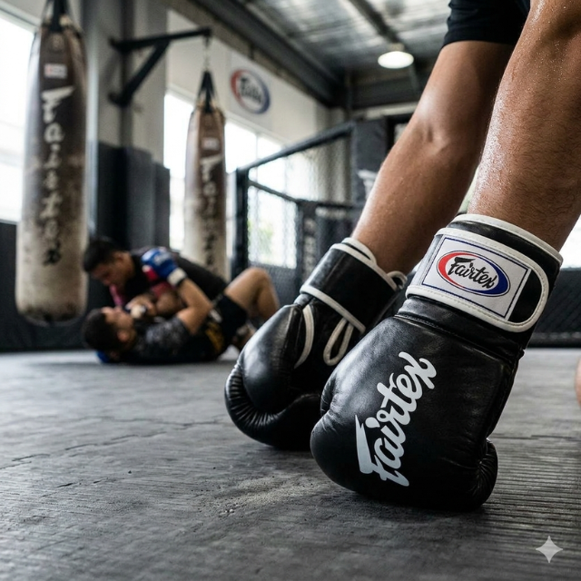 Fairtex FGV18 Super Sparring Grappling Gloves – Black  Premium M
