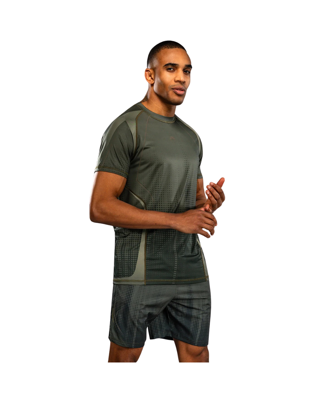 Venum Stealth Dry-Tech T-Shirt – Khaki/Dark Green