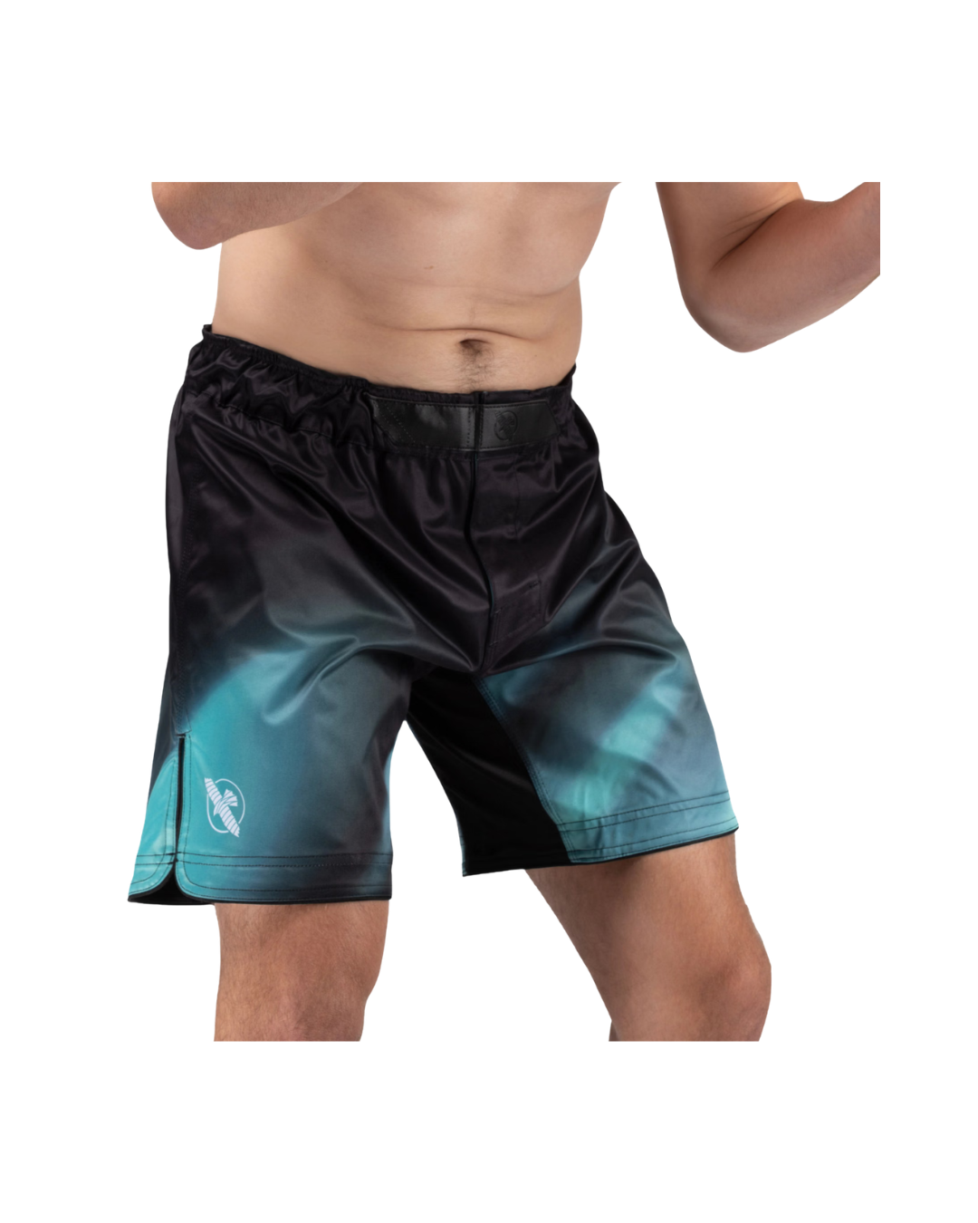 Hayabusa Men’s Apex 3/4 Thigh Fight Shorts – Cyan
