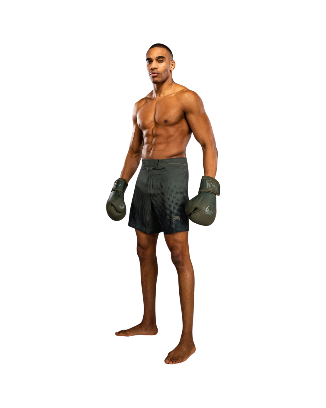 Venum Stealth MMA Fight Shorts – Khaki/Dark Green