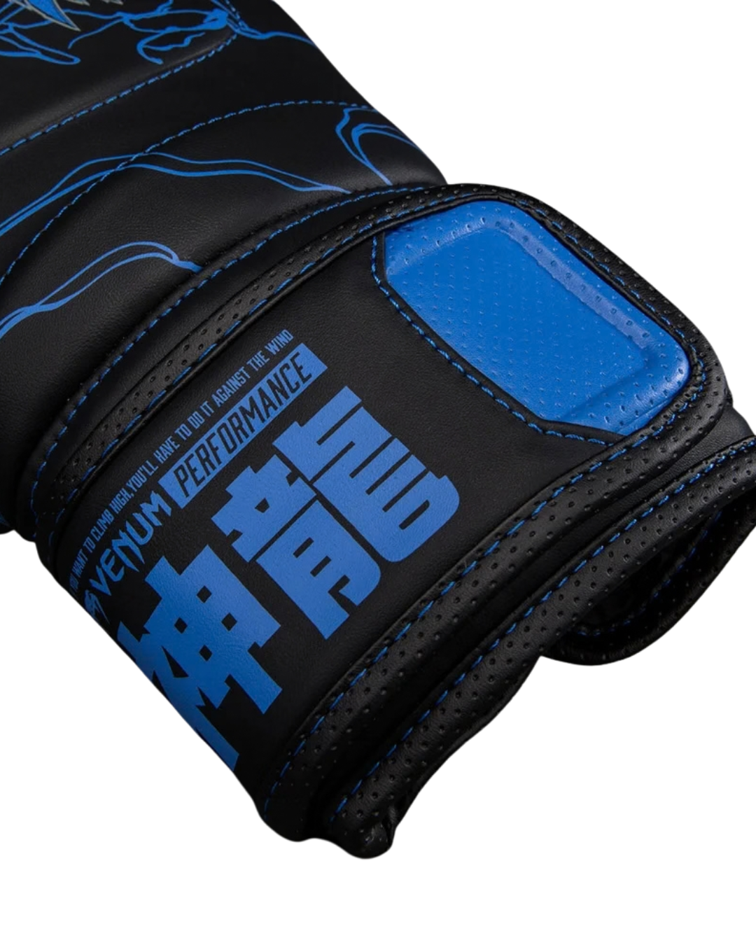 Venum Thunder Dragon Boxing Gloves – Black/Royal Blue | Injected Foam – Premium Striking Protection