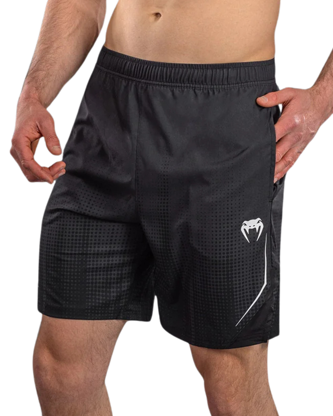 Venum Stealth Training Shorts – Black/White