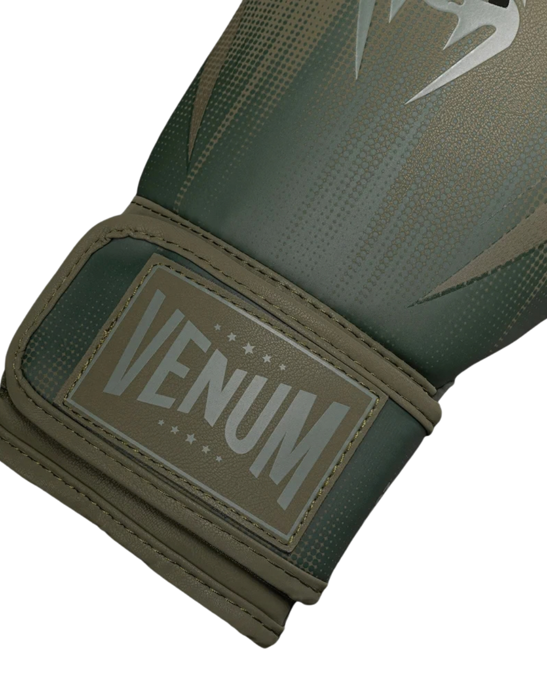 Venum Stealth Boxing Gloves – Khaki/Dark Green | Skintex Leather – Multi‑Density Foam – Training & Sparring