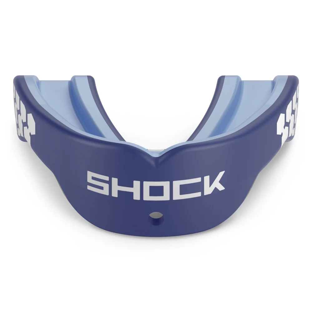 Shock Doctor Gel Max Power Mouthguard – Navy/Columbia Blue