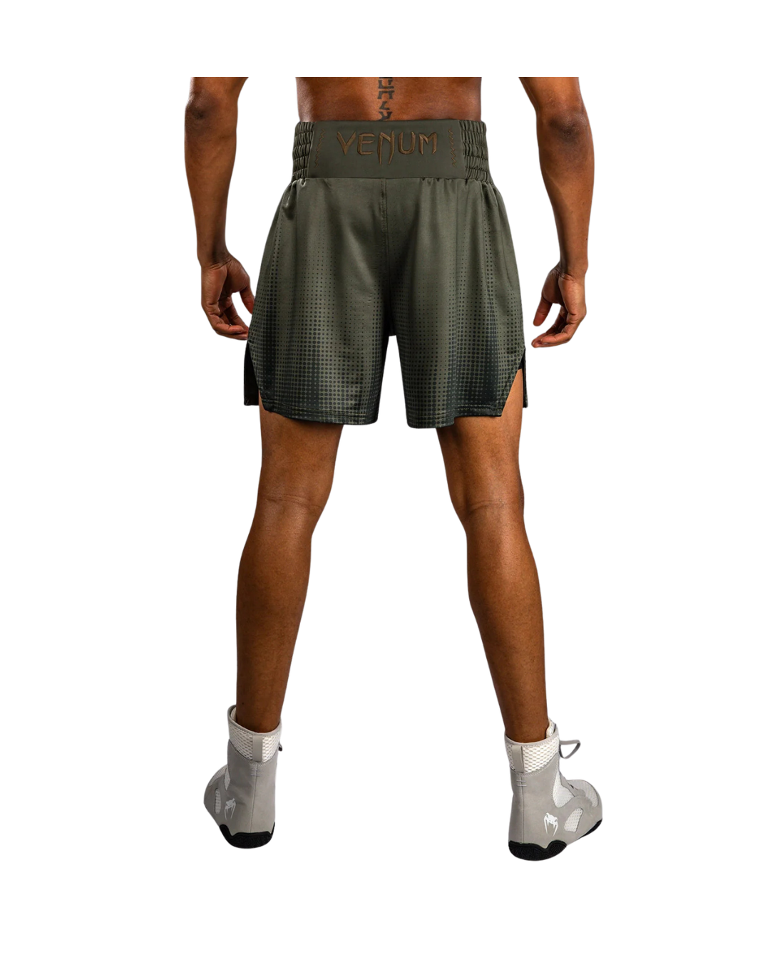 Venum Stealth Boxing Shorts – Khaki/Dark Green