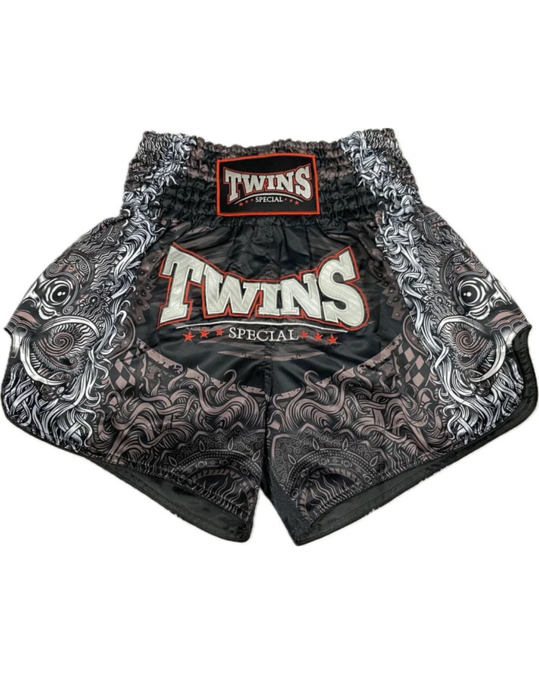 Twins Special TBS Rangda Muay Thai Boxing Shorts – Black | Premi