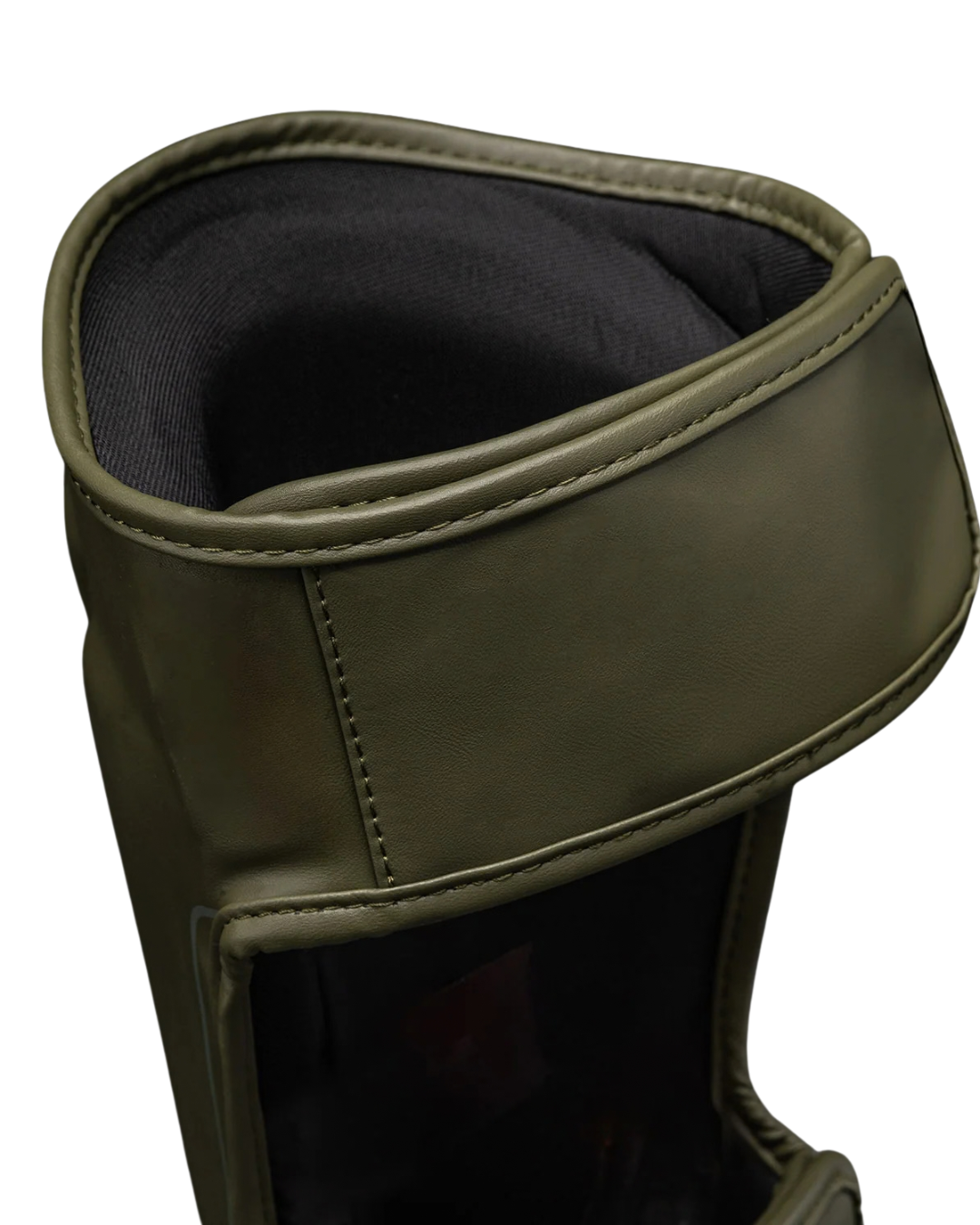 Venum Stealth Shinguards – Khaki/Dark Green | Multi‑Density Protection – Kickboxing & Muay Thai