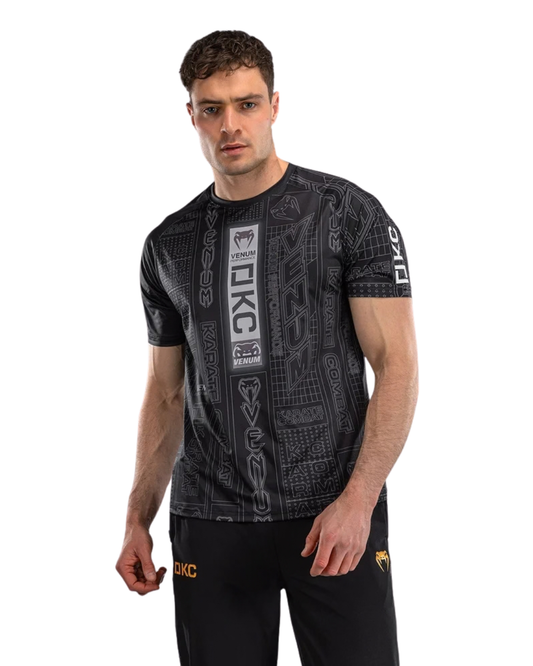Venum Karate Combat Dry-Tech Tank Top – Black/Grey | Slim Fit – Moisture‑Wicking Performance Wear