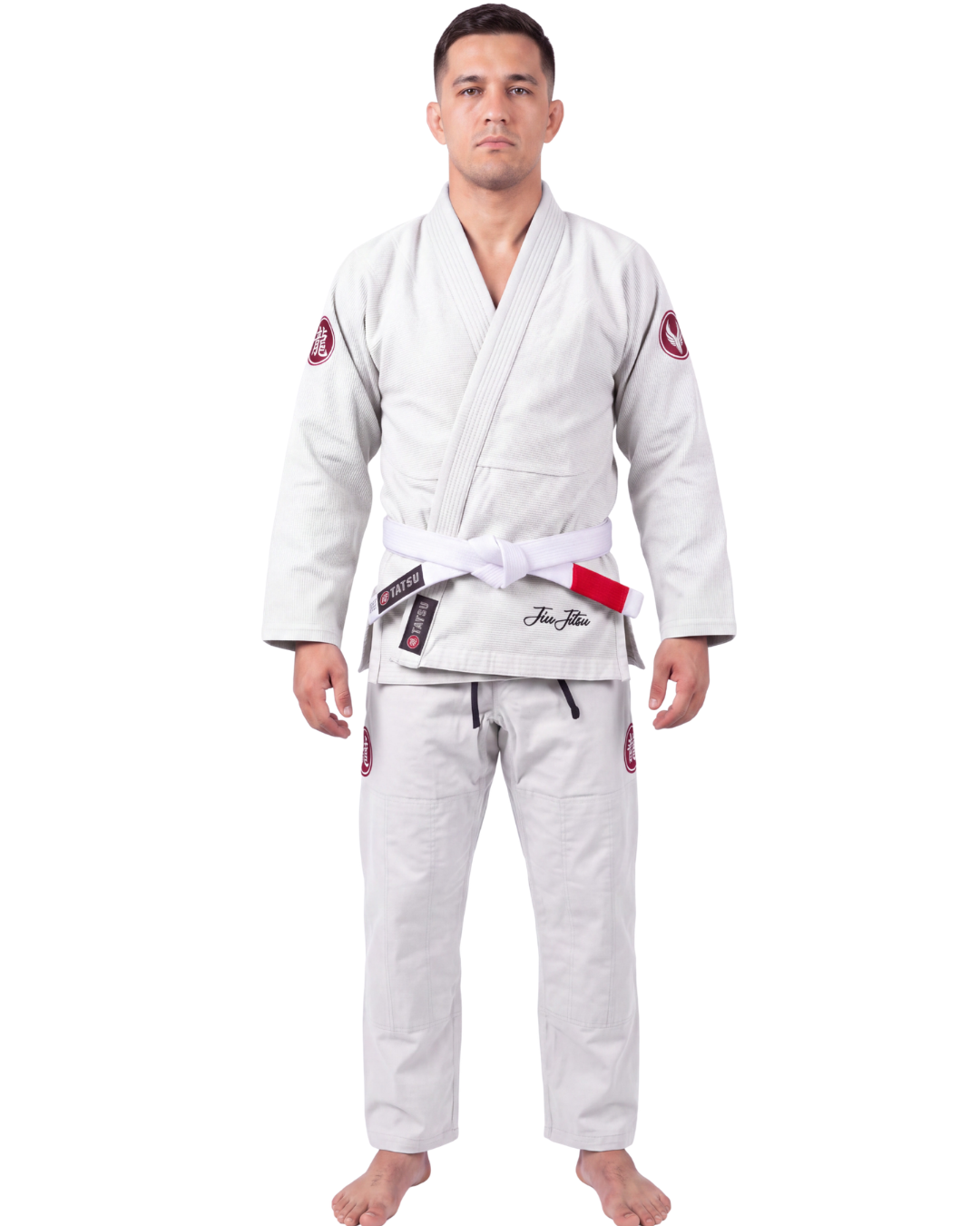 TATSU RONIN BJJ Gi White – Premium Pearl Weave | Adults & Kids