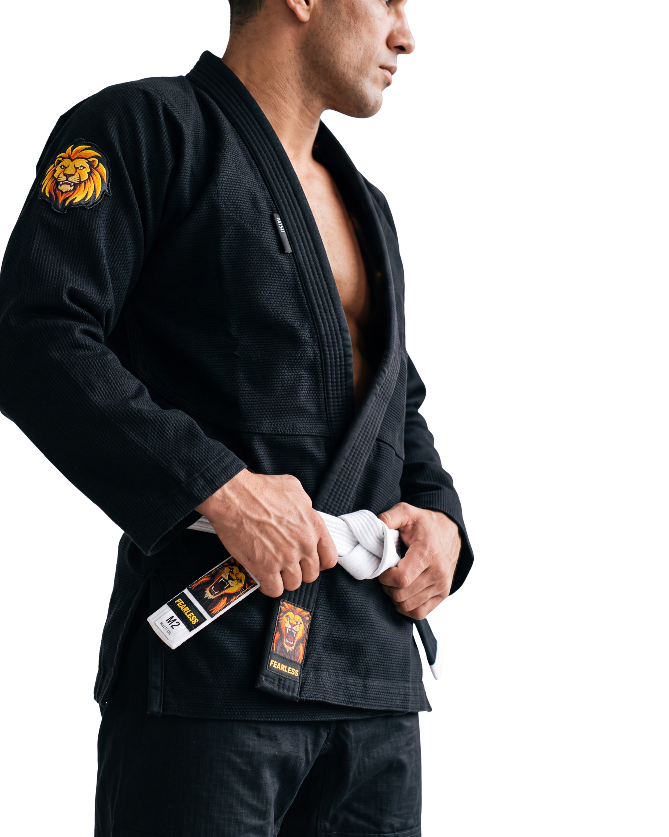 TATSU FEARLESS BJJ Gi – Black | Premium Pearl Weave - Adults