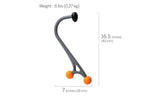 ACUCURVE CANE GREY BACK SIDE