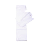 ADULT  PLAIN BJJ GI WHITE FRONT SIDE