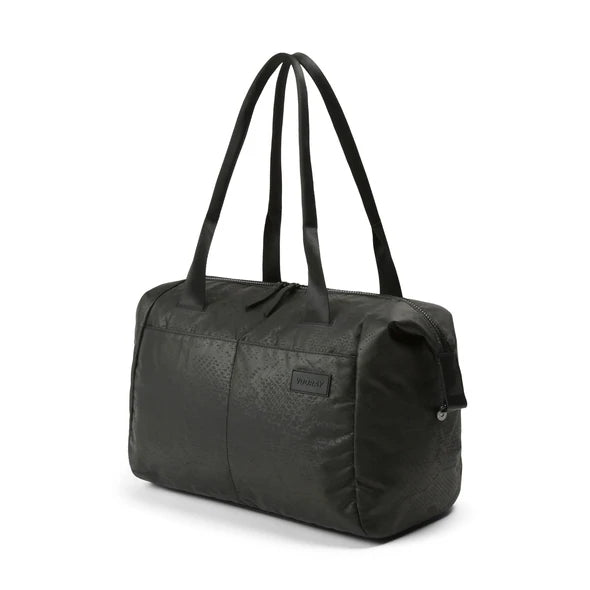 ALANA DUFFEL BLACK SNAKESKIN RIGHT SIDE