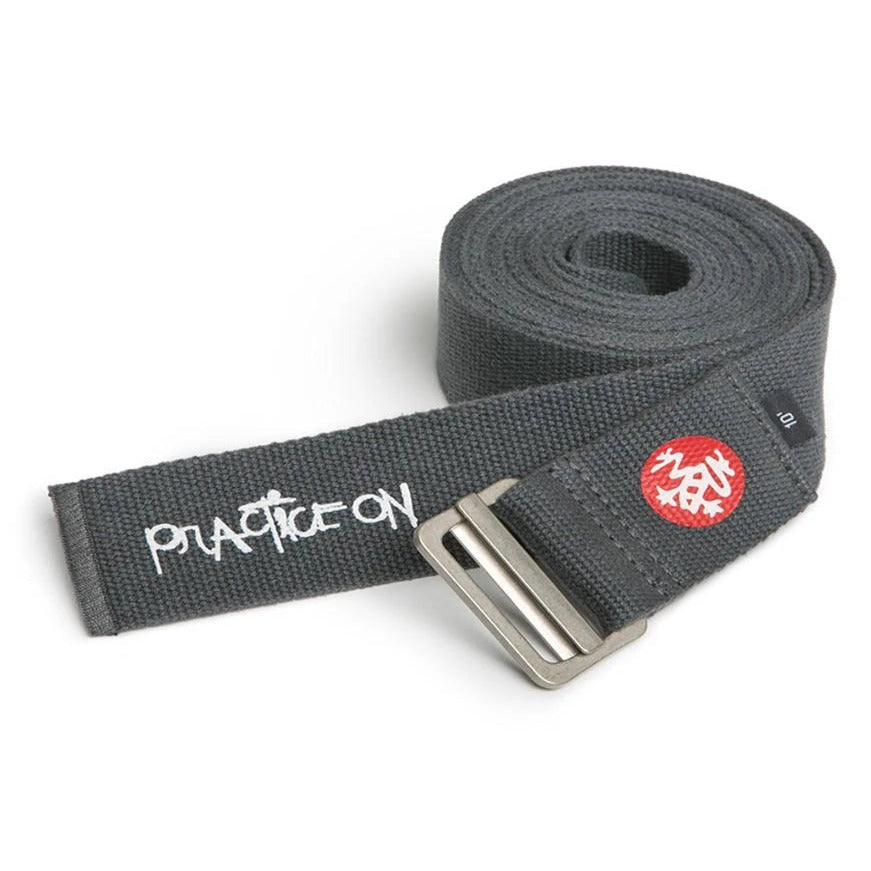 ALIGN YOGA STRAP THUNDER 10FT FRONT SIDE