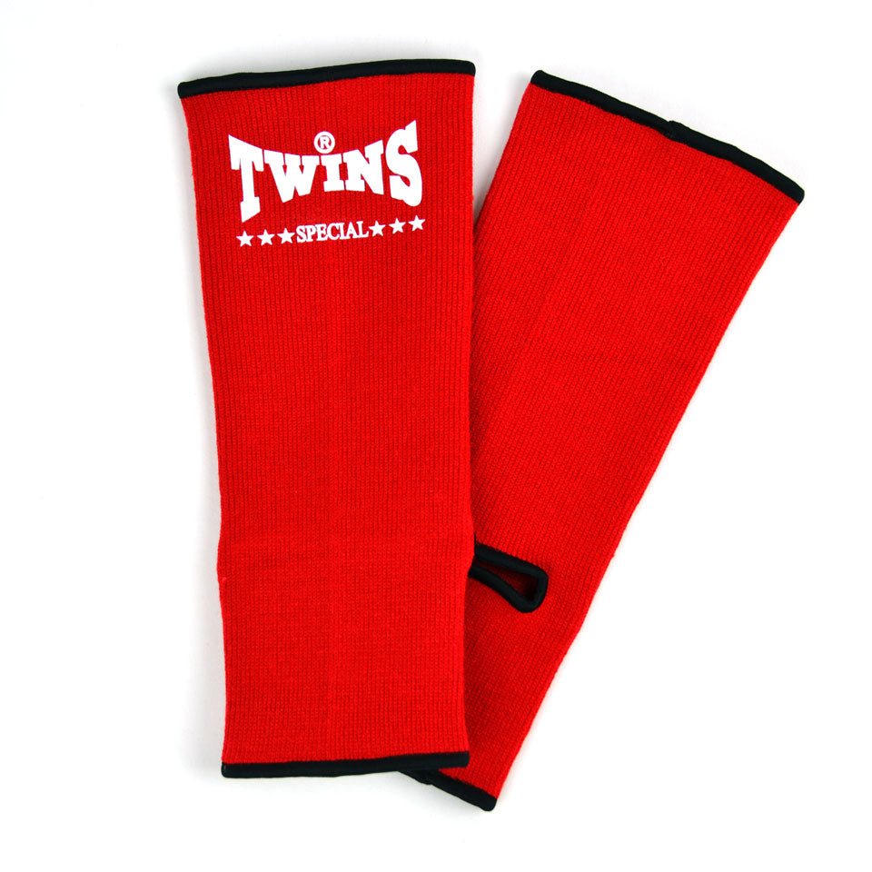 ANKLE GUARDS RED FRONT SIDE